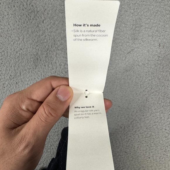 Eileen Fisher Pants XL Midnight Blue Wide Leg Ankle Cropped Tussah Silk Plaid - Picture 6 of 13